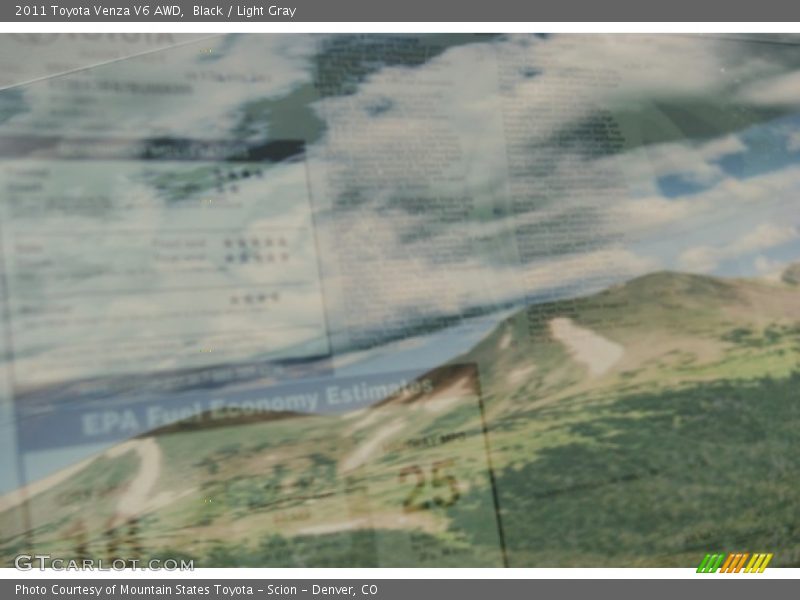 Black / Light Gray 2011 Toyota Venza V6 AWD