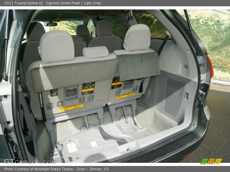 Cypress Green Pearl / Light Gray 2011 Toyota Sienna LE