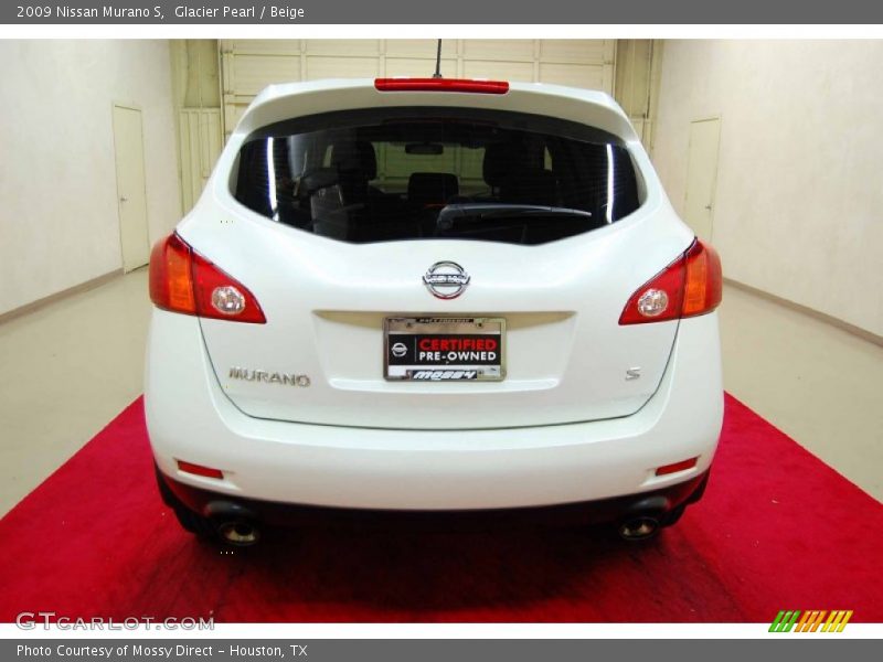Glacier Pearl / Beige 2009 Nissan Murano S