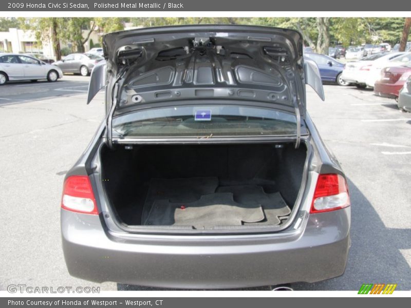 Polished Metal Metallic / Black 2009 Honda Civic Si Sedan