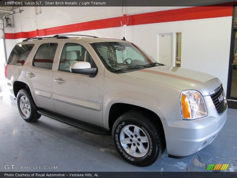 Silver Birch Metallic / Light Titanium 2007 GMC Yukon SLT