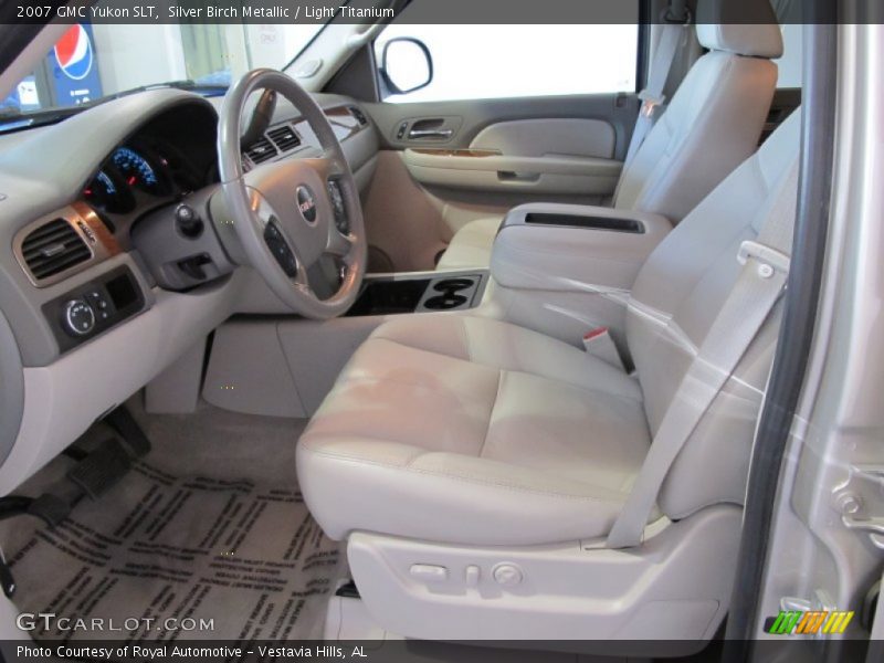 Silver Birch Metallic / Light Titanium 2007 GMC Yukon SLT