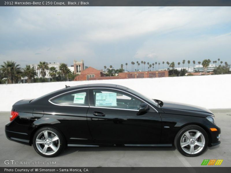  2012 C 250 Coupe Black