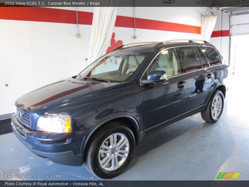 Caspian Blue Metallic / Beige 2012 Volvo XC90 3.2
