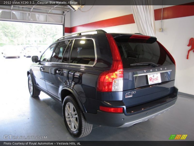 Caspian Blue Metallic / Beige 2012 Volvo XC90 3.2