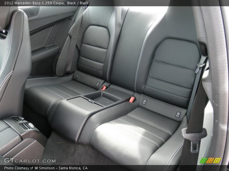  2012 C 250 Coupe Black Interior