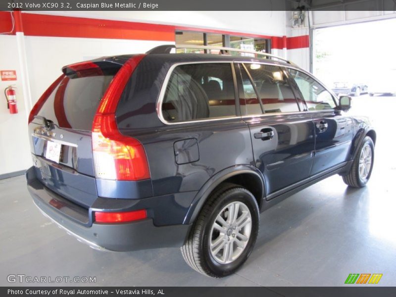 Caspian Blue Metallic / Beige 2012 Volvo XC90 3.2