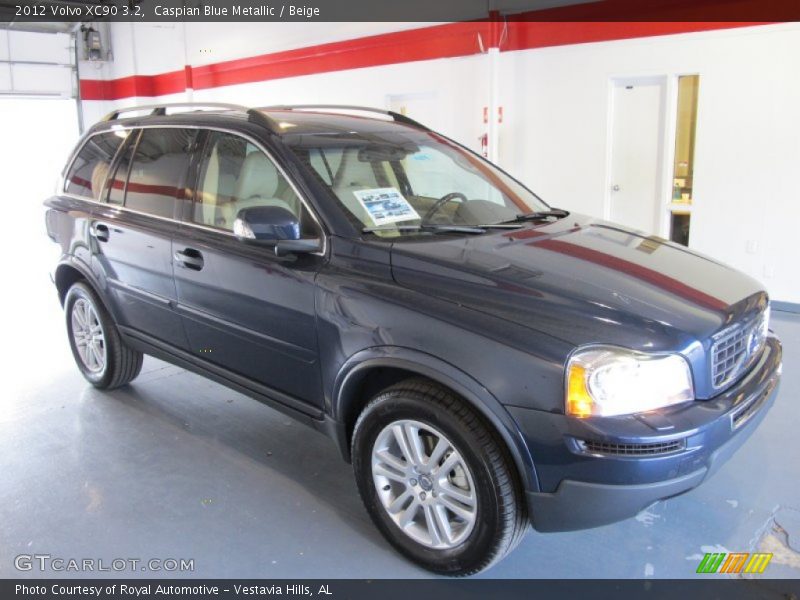 Caspian Blue Metallic / Beige 2012 Volvo XC90 3.2