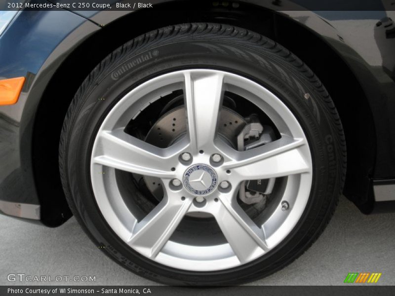  2012 C 250 Coupe Wheel