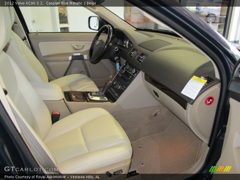 Caspian Blue Metallic / Beige 2012 Volvo XC90 3.2