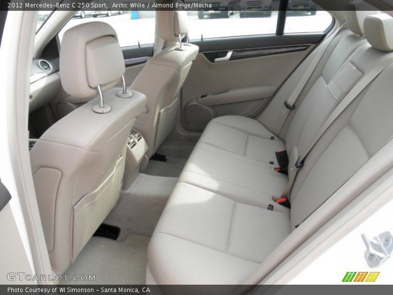  2012 C 250 Sport Almond Beige/Mocha Interior