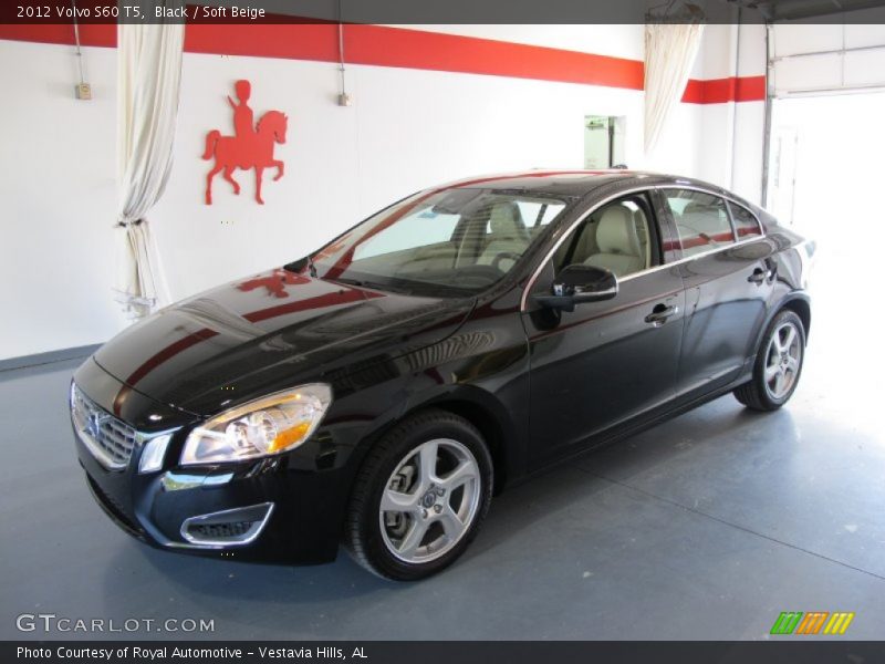 Black / Soft Beige 2012 Volvo S60 T5