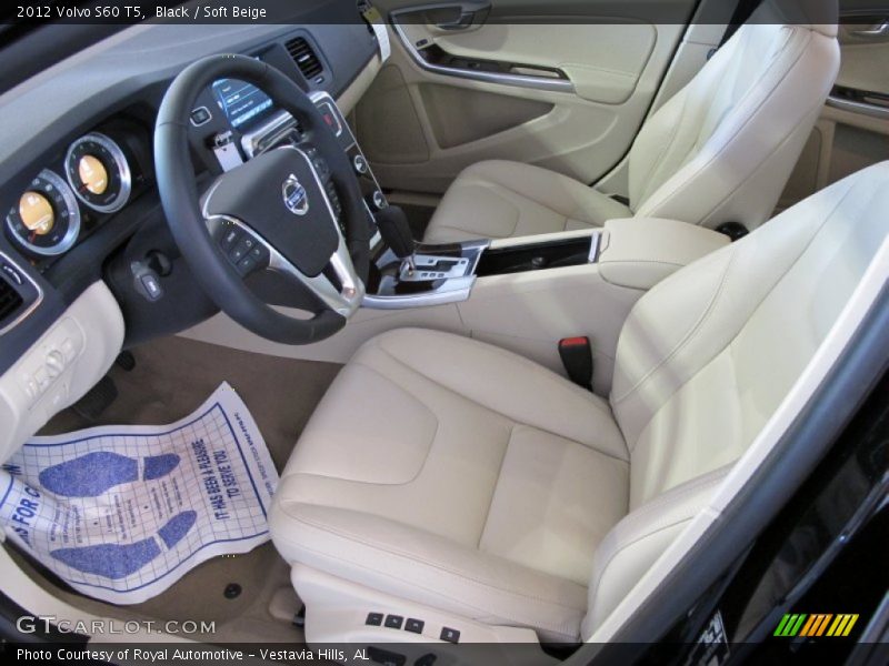 Black / Soft Beige 2012 Volvo S60 T5