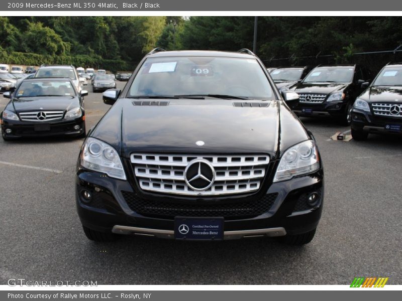 Black / Black 2009 Mercedes-Benz ML 350 4Matic