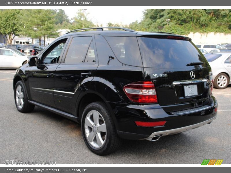 Black / Black 2009 Mercedes-Benz ML 350 4Matic