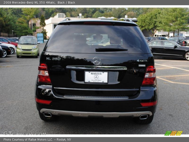 Black / Black 2009 Mercedes-Benz ML 350 4Matic