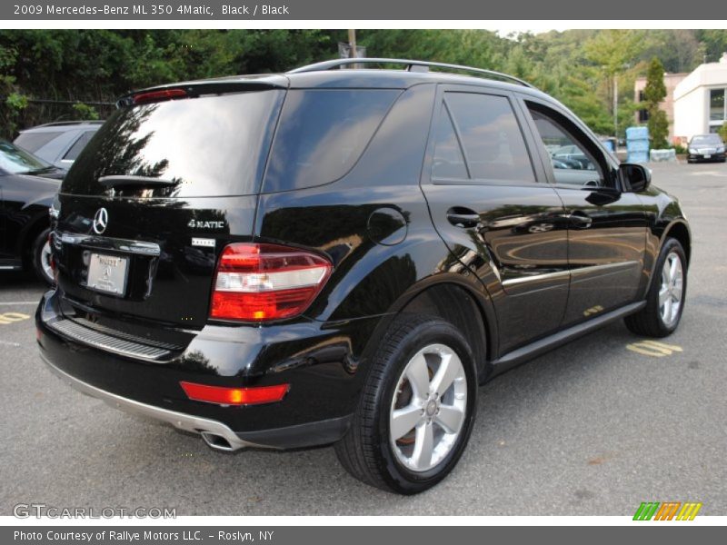 Black / Black 2009 Mercedes-Benz ML 350 4Matic
