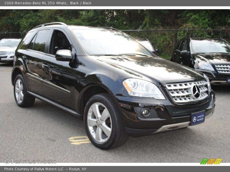 Black / Black 2009 Mercedes-Benz ML 350 4Matic
