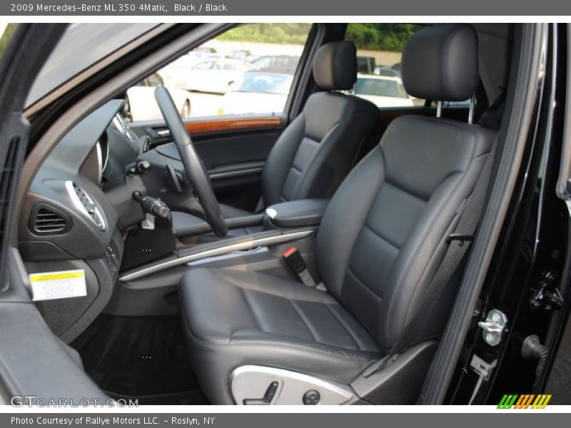 Black / Black 2009 Mercedes-Benz ML 350 4Matic