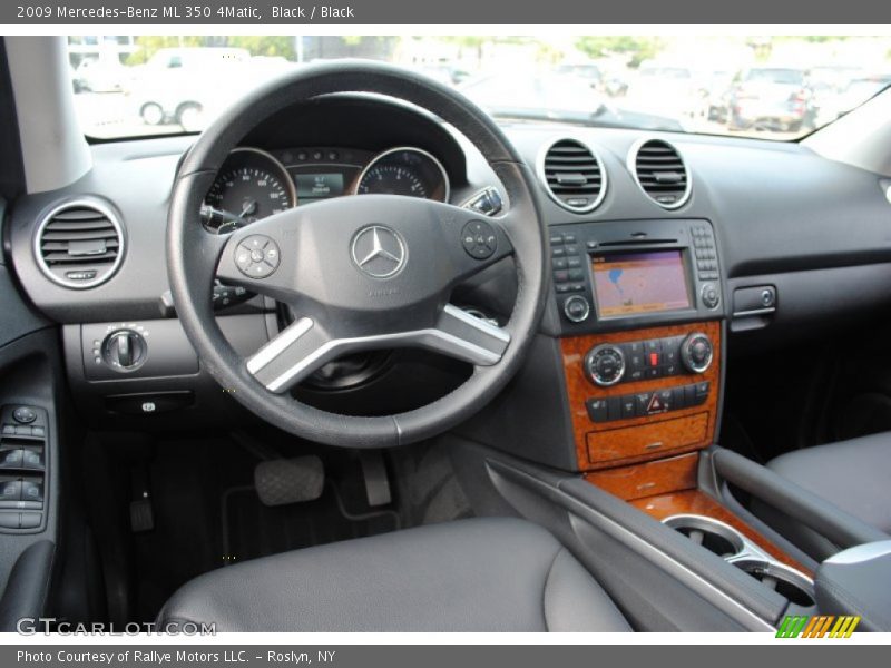 Black / Black 2009 Mercedes-Benz ML 350 4Matic
