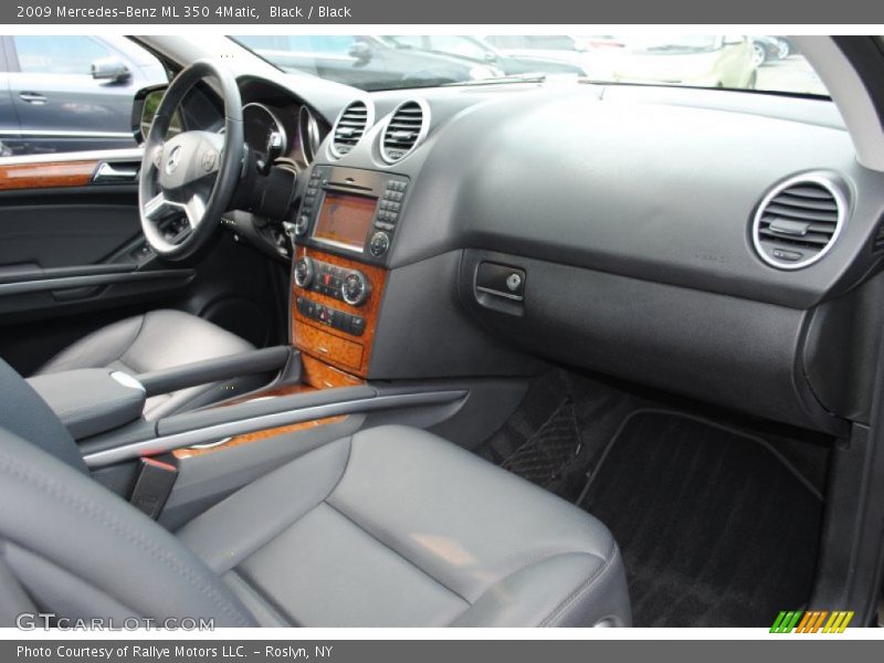 Black / Black 2009 Mercedes-Benz ML 350 4Matic