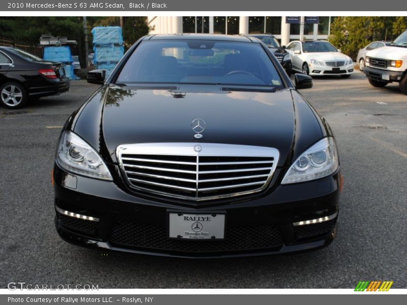Black / Black 2010 Mercedes-Benz S 63 AMG Sedan