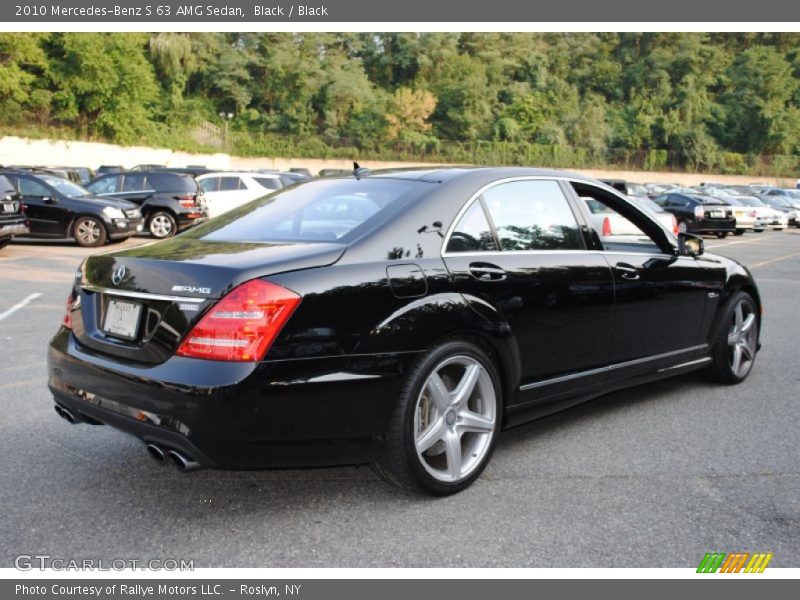 Black / Black 2010 Mercedes-Benz S 63 AMG Sedan