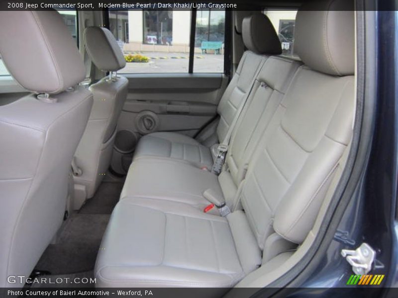  2008 Commander Sport Dark Khaki/Light Graystone Interior