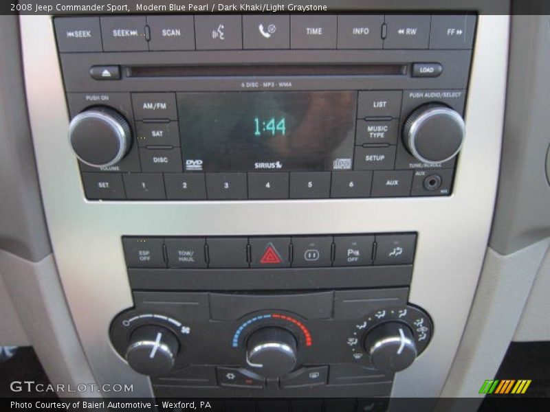 Controls of 2008 Commander Sport