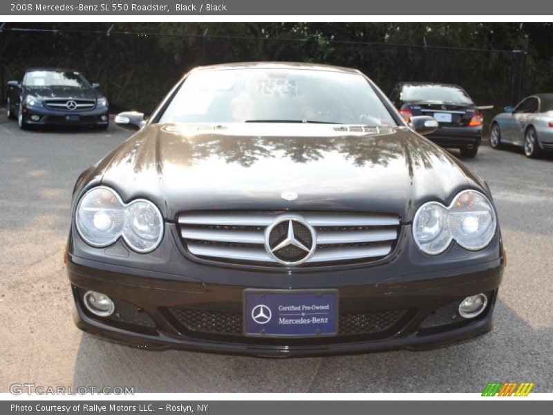 Black / Black 2008 Mercedes-Benz SL 550 Roadster