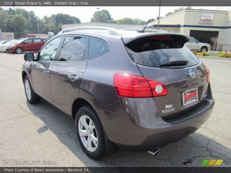 Gotham Gray / Gray 2010 Nissan Rogue SL AWD