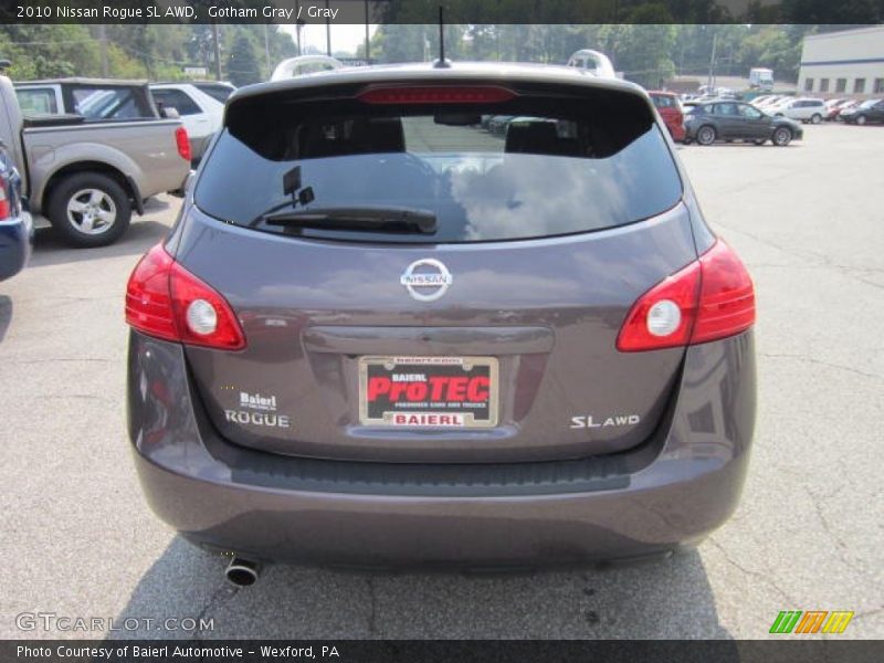 Gotham Gray / Gray 2010 Nissan Rogue SL AWD