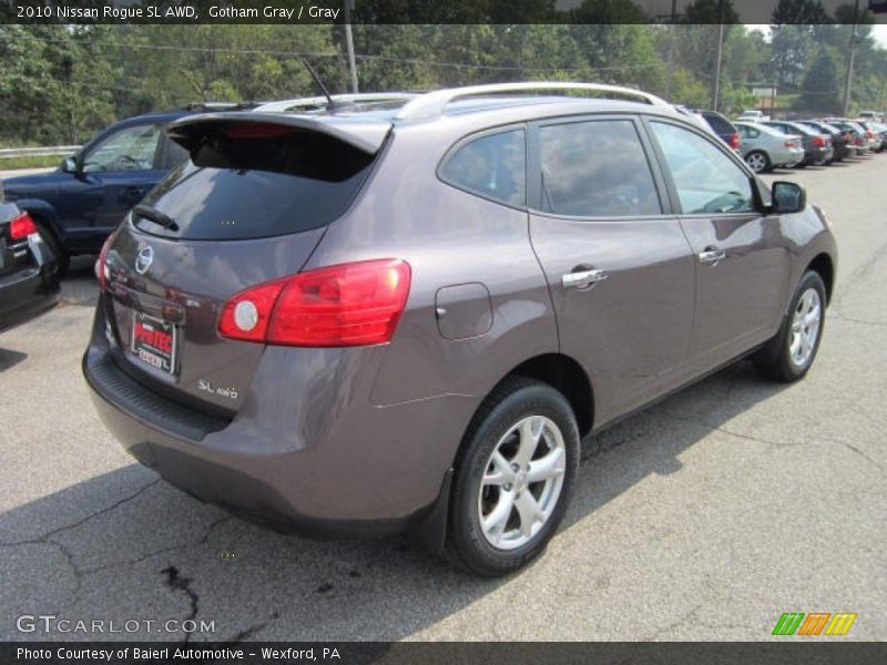 Gotham Gray / Gray 2010 Nissan Rogue SL AWD