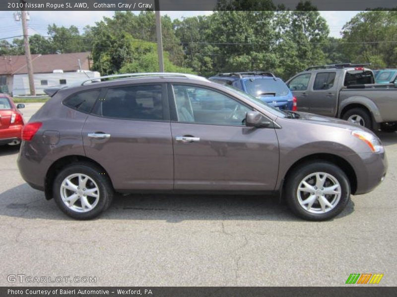 Gotham Gray / Gray 2010 Nissan Rogue SL AWD