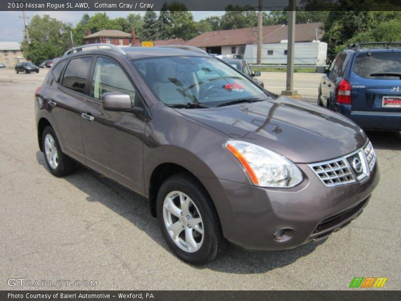 Gotham Gray / Gray 2010 Nissan Rogue SL AWD