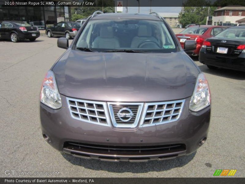 Gotham Gray / Gray 2010 Nissan Rogue SL AWD