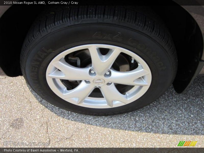 Gotham Gray / Gray 2010 Nissan Rogue SL AWD