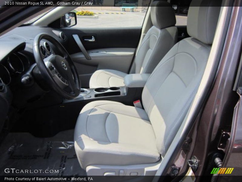 Gotham Gray / Gray 2010 Nissan Rogue SL AWD