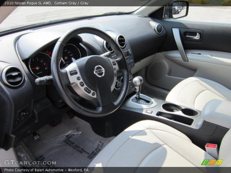 Gotham Gray / Gray 2010 Nissan Rogue SL AWD
