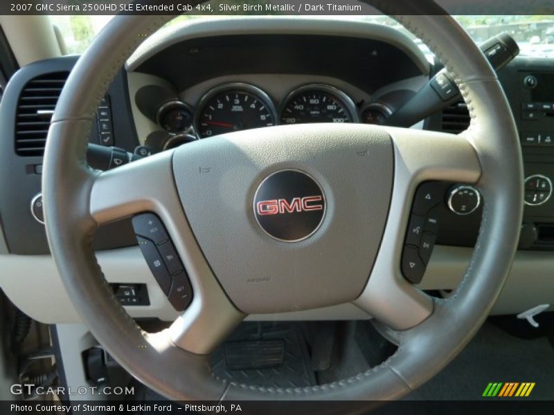  2007 Sierra 2500HD SLE Extended Cab 4x4 Steering Wheel