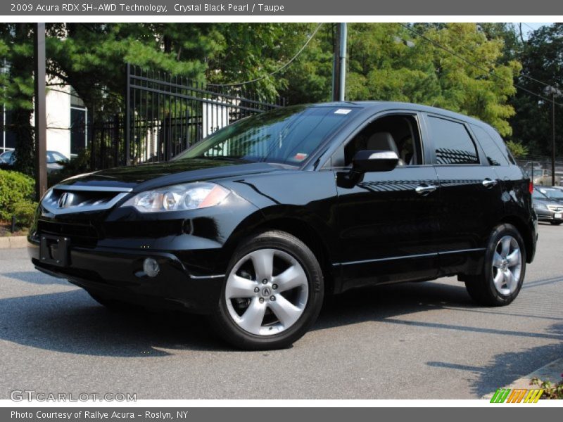 Crystal Black Pearl / Taupe 2009 Acura RDX SH-AWD Technology