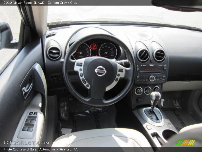 Gotham Gray / Gray 2010 Nissan Rogue SL AWD