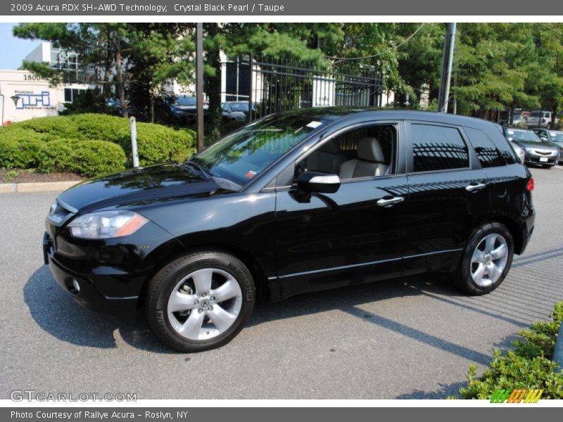 Crystal Black Pearl / Taupe 2009 Acura RDX SH-AWD Technology