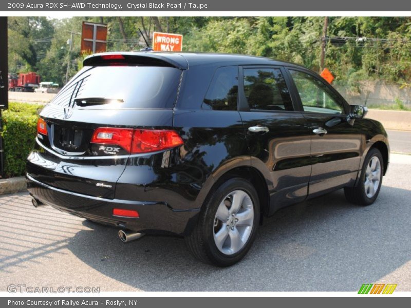 Crystal Black Pearl / Taupe 2009 Acura RDX SH-AWD Technology