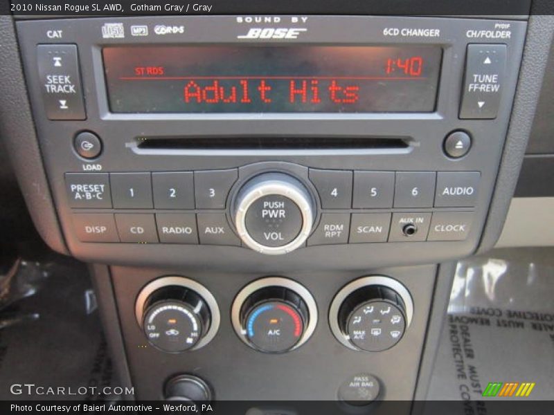Gotham Gray / Gray 2010 Nissan Rogue SL AWD