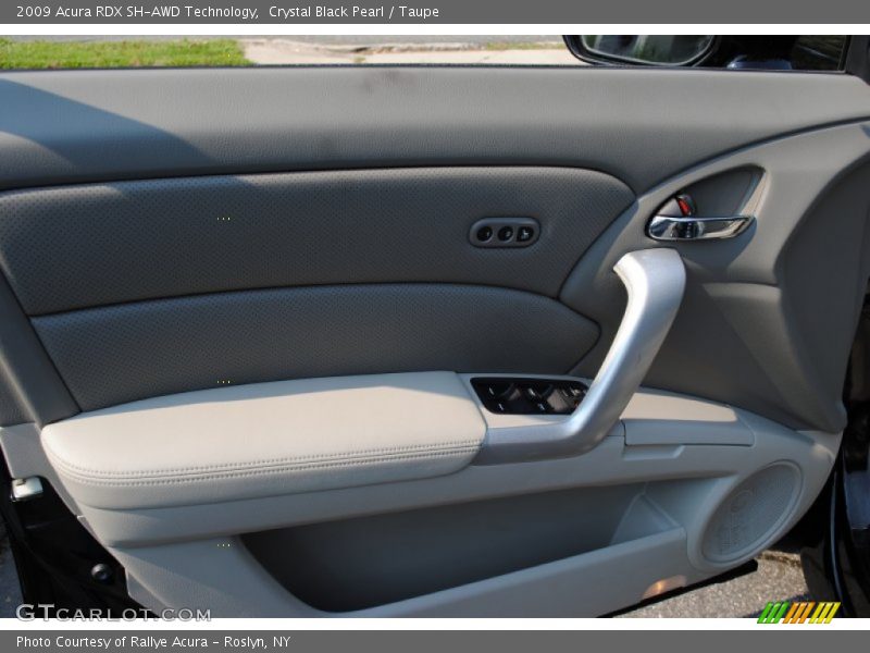 Crystal Black Pearl / Taupe 2009 Acura RDX SH-AWD Technology
