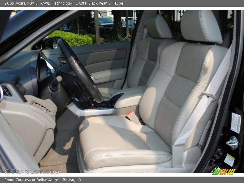 Crystal Black Pearl / Taupe 2009 Acura RDX SH-AWD Technology