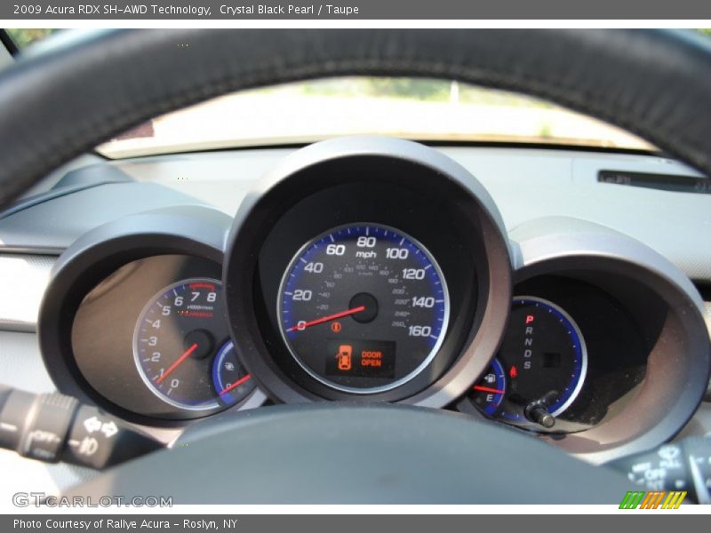 Crystal Black Pearl / Taupe 2009 Acura RDX SH-AWD Technology