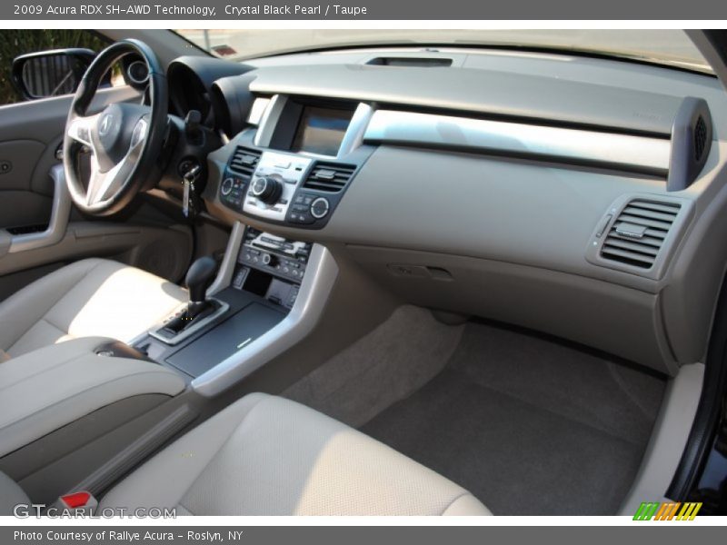 Crystal Black Pearl / Taupe 2009 Acura RDX SH-AWD Technology