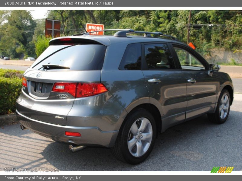 Polished Metal Metallic / Taupe 2008 Acura RDX Technology